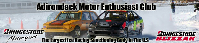 Ice race banner