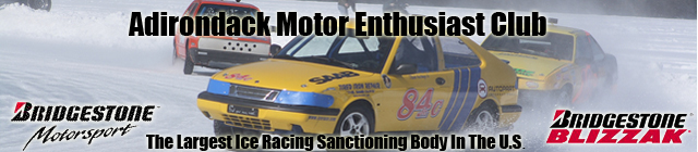 Ice race banner